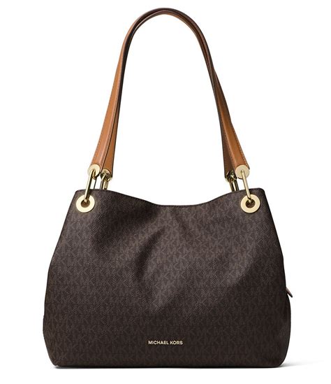 michael kors raven large tote brown|michael kors raven large tote.